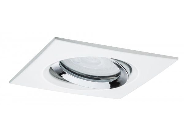 Paulmann 936.64, Innfelt lyspanel, GU5.3, 1 pære(r), 35 W, 230 V, Krom, Hvit