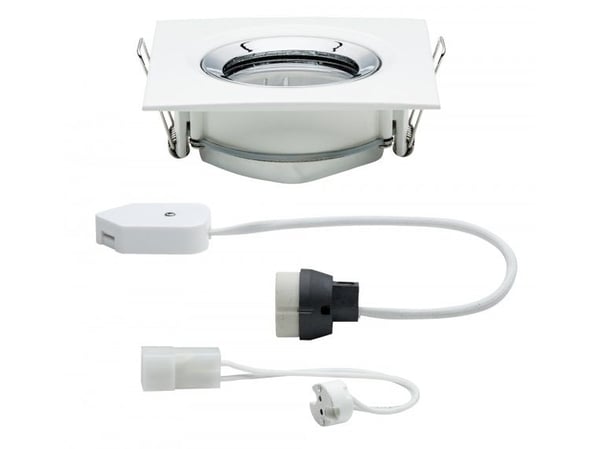 Paulmann 936.64, Innfelt lyspanel, GU5.3, 1 pære(r), 35 W, 230 V, Krom, Hvit
