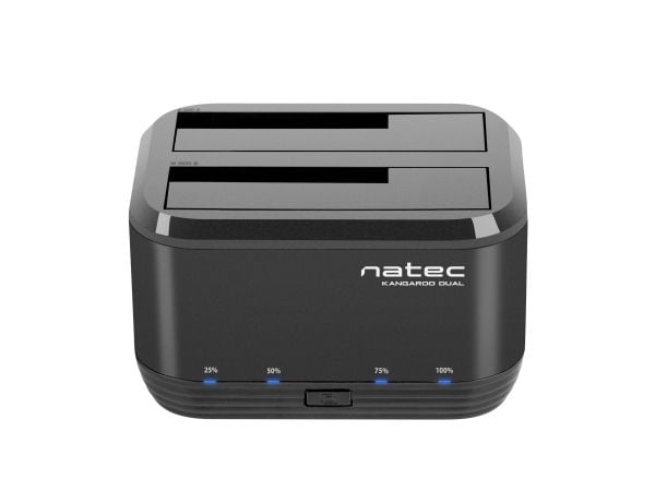NATEC Kangaroo Dual, HDD, SSD, SATA, Serial ATA II, Serial ATA III, 2.5,3.5", 8 TB, USB 3.2 Gen 1 (3.1 Gen 1) Type-A, 5 Gbit/s