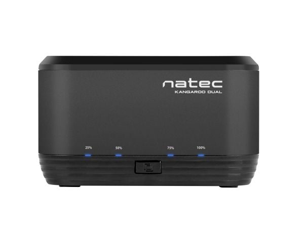 NATEC Kangaroo Dual, HDD, SSD, SATA, Serial ATA II, Serial ATA III, 2.5,3.5", 8 TB, USB 3.2 Gen 1 (3.1 Gen 1) Type-A, 5 Gbit/s