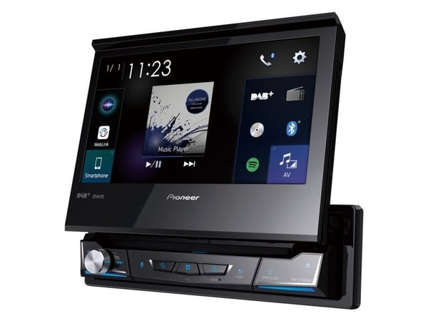 Pioneer AVH-Z7200DAB - DVD-receiver - display - 7" - berøringsskjerm - enhet i instrumentbordet - Enkelt-DIN - 50 watt x 4