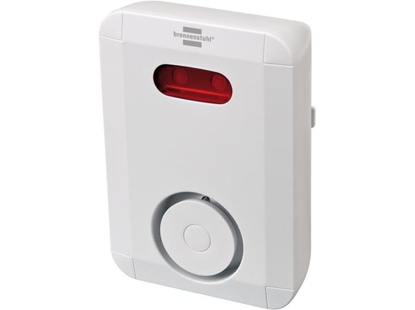 Brennenstuhl 1294200, Trådløs sirene, 868.3 MHz, 100 dB, IP44, Hvit, Alkalinsk