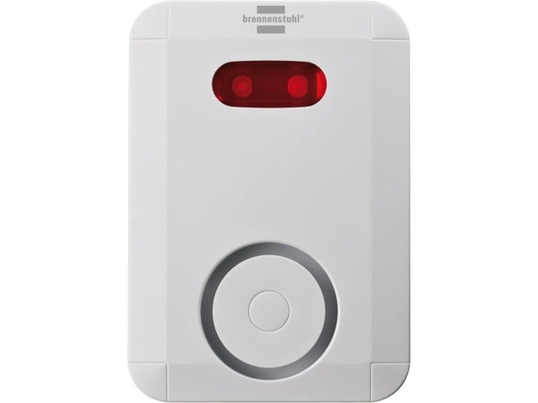 Brennenstuhl 1294200, Trådløs sirene, 868.3 MHz, 100 dB, IP44, Hvit, Alkalinsk