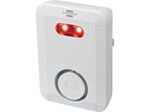 Brennenstuhl 1294200, Trådløs sirene, 868.3 MHz, 100 dB, IP44, Hvit, Alkalinsk