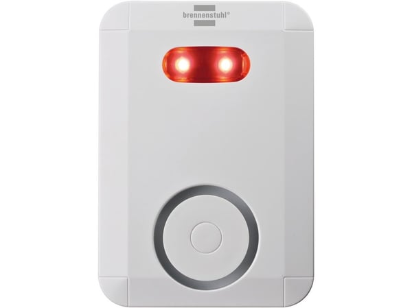 Brennenstuhl 1294200, Trådløs sirene, 868.3 MHz, 100 dB, IP44, Hvit, Alkalinsk