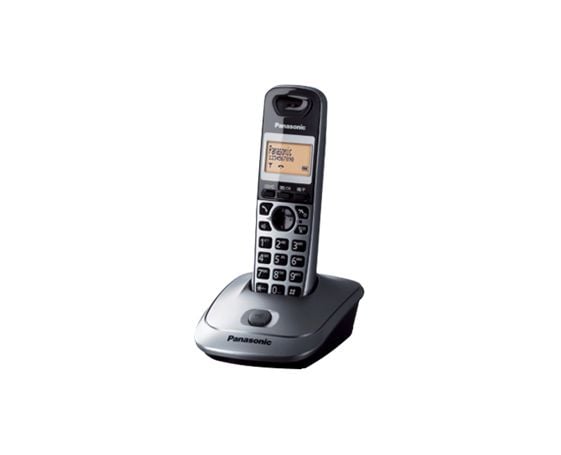 Panasonic KX-TG2511, DECT-puhelin, Johdoton puhelin, Kaiutinpuhelin, 50 entries, Soittajan tunnistus, Harmaa