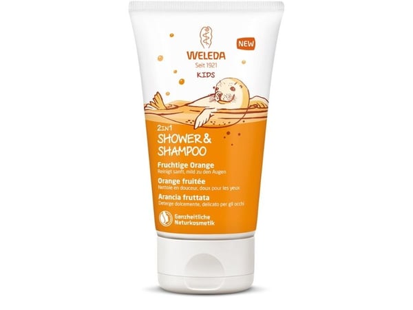 Weleda Kids 2-i-1 duschgel/shampoo Happy Orange 150 ml
