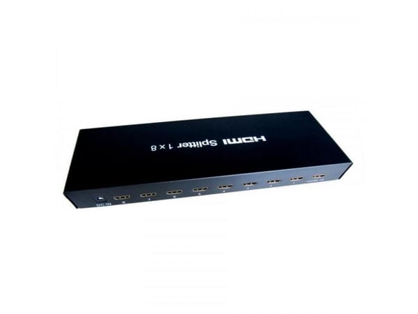 SBOX HDMI-8, HDMI, 8x HDMI, 1920 x 1200 piksler, Sort, Full HD, 36 bit