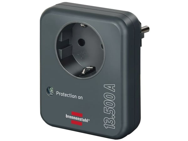 Brennenstuhl 1506996, 1 AC-pistorasia(a), 230 V, 3500 W, 13,5 A, Antrasiitti, IP20