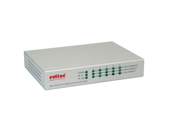 ROLINE 21.14.3523, Håndtert, Gigabit Ethernet (10/100/1000), Full tosidig, Kan monteres på vegg