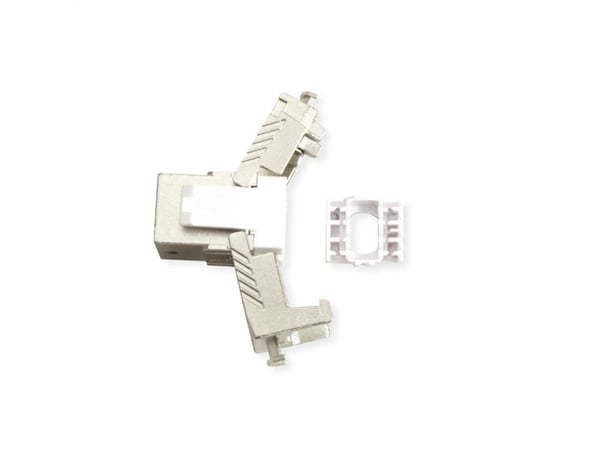 ROLINE 26.11.0381, Flat, Metallisk, RJ-45