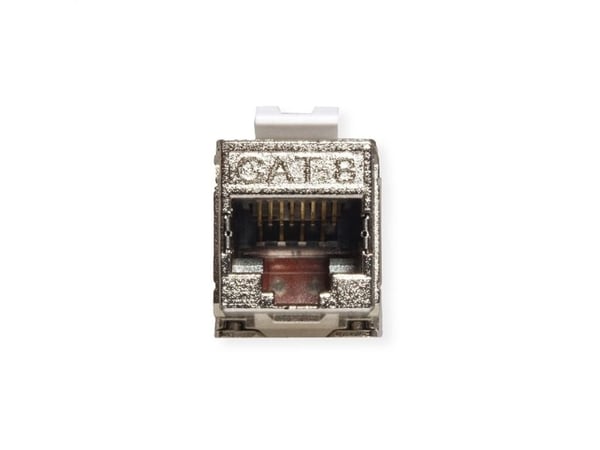 ROLINE 26.11.0381, Flat, Metallisk, RJ-45
