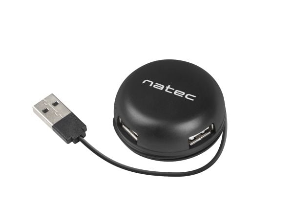NATEC Bumblebee, USB 2.0, USB 2.0, 480 Mbit/s, Musta, 0,15 m, Windows 10,Windows 7,Windows 8