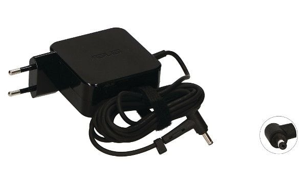 ASUS - Strømadapter - 45 watt - Europa - svart - for R540; Transformer Book Flip TP300; Transformer Book T200; X302; X543; ZENBOOK UX30X; UX32