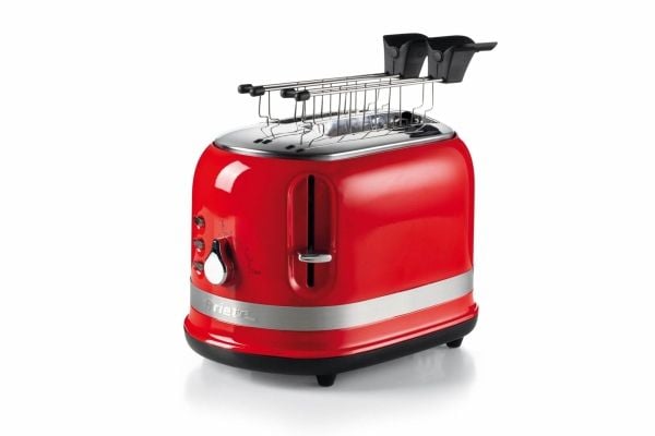 Ariete Moderna 0149 - Brødrister - 2 skive - 2 Spor - rød