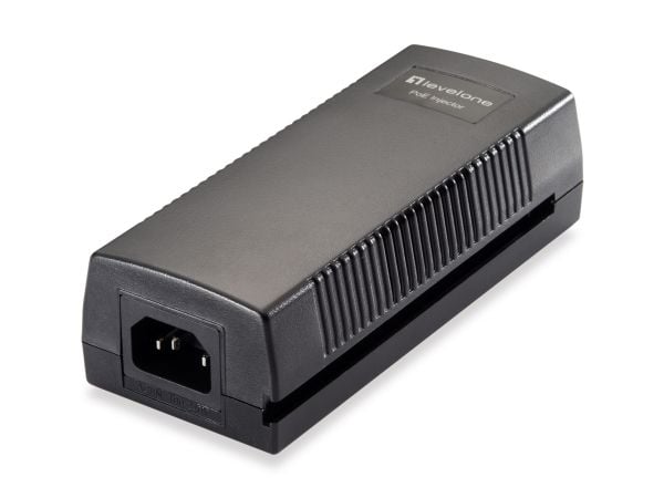 LevelOne POI-2012, Nopea Ethernet, 10,100 Mbit/s, IEEE 802.3, IEEE 802.3af, IEEE 802.3u, Musta, 100 m, PoE, Teho