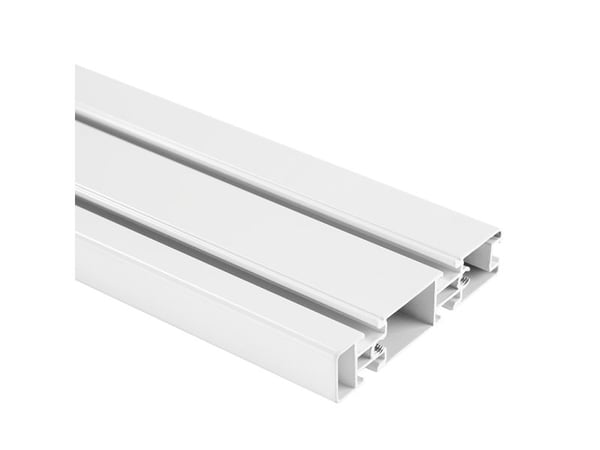 LogiLink EO0019-1, Seinäkisko, Valkoinen, Alumiini, 40 kg, Pöytä/Seinä, 22 mm