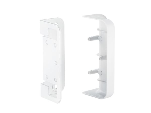 LogiLink EO0019-3, Veggfeste, Hvit, Plast, Stål, 50 kg, 105 mm, 100 mm