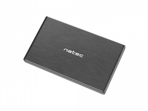 NATEC NKZ-0941, HDD/SSD-kabinett, 2.5", Serial ATA II, Serial ATA III, 6 Gbit/s, USB-tilkobling, Sort