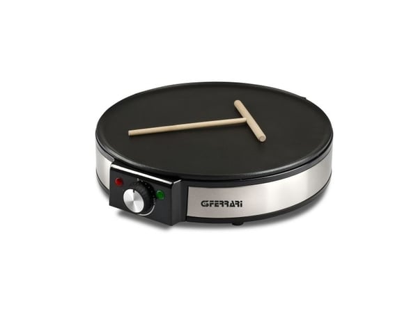 G3 Ferrari Profi-Crepe, 1 creep(er), Sort, Sølv, 30 cm, Rustfritt stål, Rotasjon, 1200 W