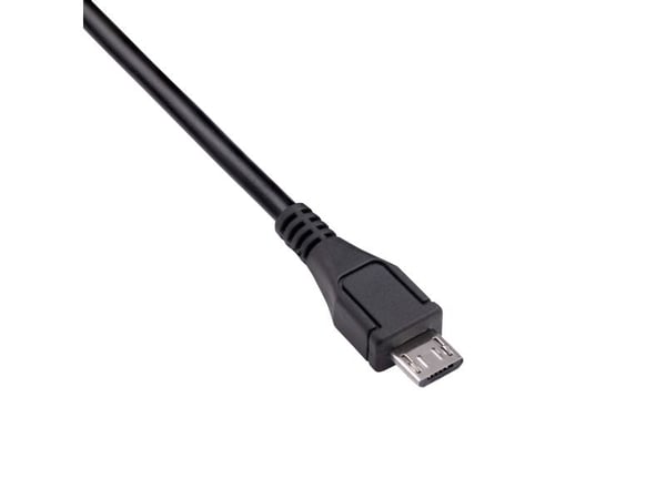 Akyga AK-USB-17 - USB-kabel - Micro-USB type B (hann) til Micro-USB type B (hann) - USB 2.0 - 60 cm - svart