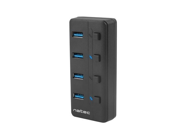 NATEC MANTIS, USB 2.0 Type-B, USB 3.2 Gen 1 (3.1 Gen 1) Type-A, 5000 Mbit/s, Lajittelu, akryylinitriilibutadieenistyreeni, USB, USB