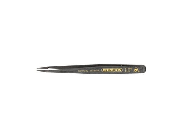 Bernstein 5-195, Plast, Svart, Spiss, Rett, 5 g, 120 mm