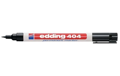 Marker Edding 404 sort 0.75 mm permanent - for glas, metal, plastik