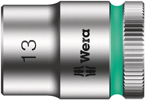 Wera 8790 HMB, 1 stykker, Sekskantet, 25,4 / 4 mm (1 / 4"), 7/16, Kromvanadiumstål, Grå