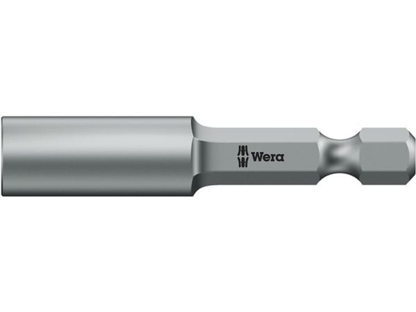 Wera 05135903001, 1 stykker, Sekskantet, 25,4 / 4 mm (1 / 4"), M10, Rustfritt stål, 50 mm
