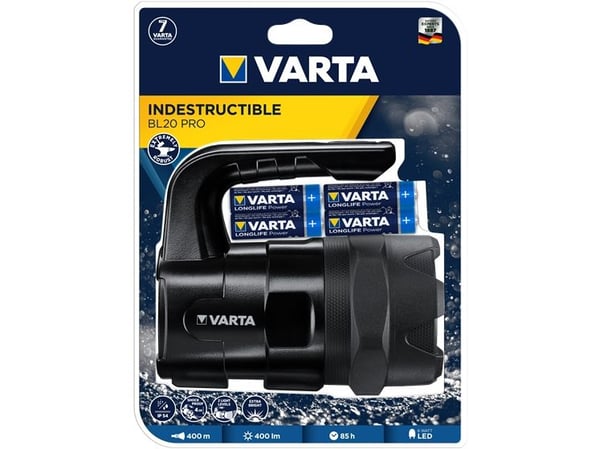 Varta Indestructible BL20 Pro - Lommelykt - LED - 2-modus - 6 W