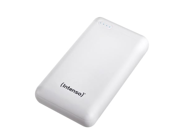 Intenso XS20000 - Strømbank - 20000 mAh - 3.1 A - 2 utgangskontakter (USB, USB-C) - hvit