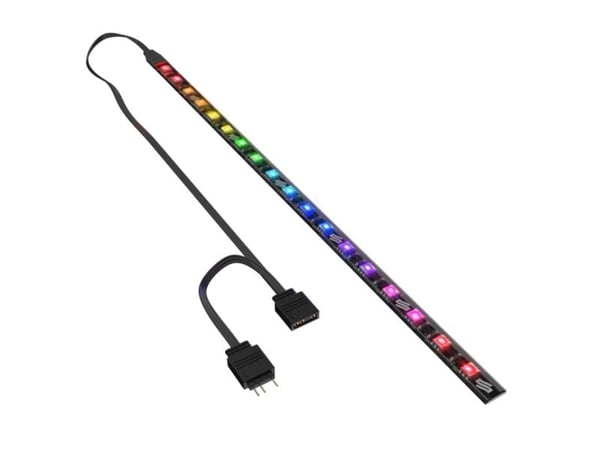 SilentiumPC Aurora Stripes ARGB, LED strip, 18 ampuller, LED, 2 stykker