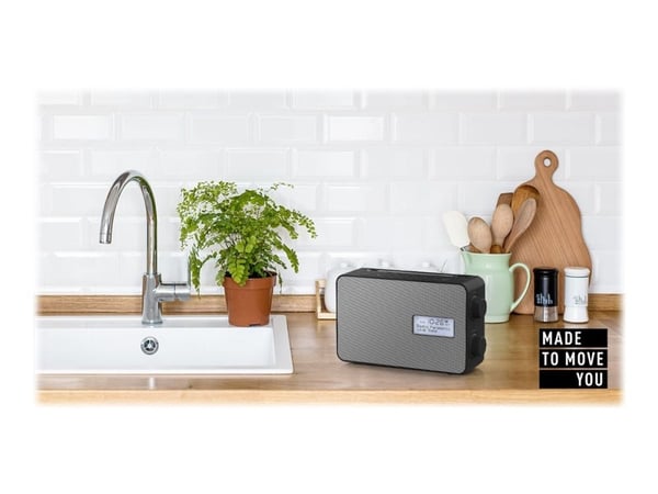 Panasonic RF-D30BTEG, Kannettava, Digitaalinen, FM, 2 W, 1-suuntainen, 10 cm
