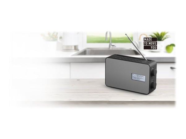 Panasonic RF-D30BTEG, Kannettava, Digitaalinen, FM, 2 W, 1-suuntainen, 10 cm