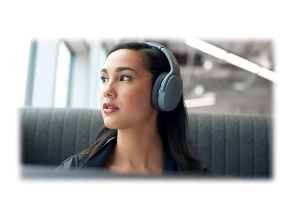 Skullcandy Crusher Evo - Hodetelefoner med mikrofon - full størrelse - Bluetooth - trådløs - grå