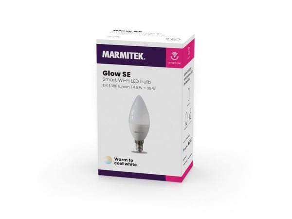 Marmitek Glow SE - LED-lyspære - form: C31 - mattslipt finish - E14 - 4.5 W (ekvivalent 35 W) - varm til kjølig hvitt lys - 2700-6500 K