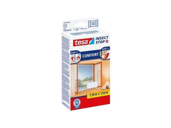 TESA Insect Stop Comfort, 1300 x 10 x 1300 mm, 141 g, Hvit, 454 g