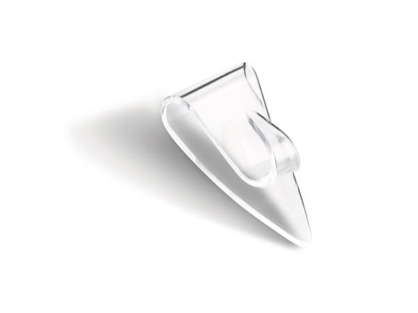 Tesa Powerstrips DECO - Självhäftande krok - transparent (paket om 5)