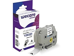 Wecare - Hvit - Rull (2,4 cm x 8 m) 1 kassett(er) merketape - for Brother PT-D600; P-Touch PT-2430, 3600, 7600, 9800, D800, E500, E550, H500, P750,...