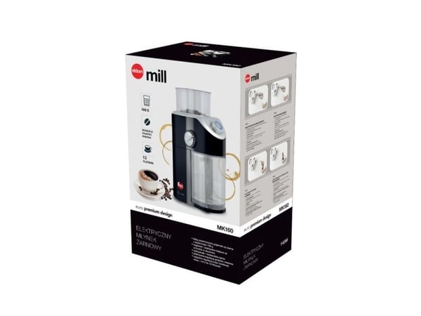 ELDOM MK160 MILL, 140 W, 220 - 240 V, 50 Hz, 1,22 kg, 270 mm, 125 mm