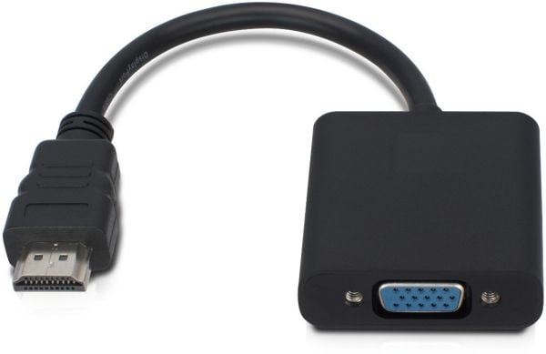 MicroConnect - Video adapter - HDMI hann til 15 pin D-Sub (DB-15) hunn - 15 cm - svart