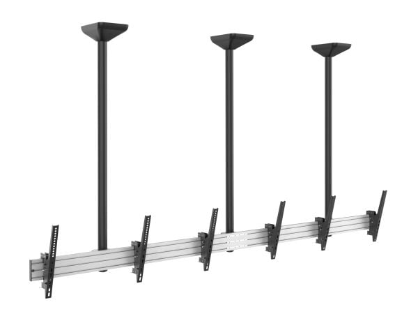 Equip 650374, 127 cm (50"), 200 x 200 mm, 600 x 400 mm, 0 - -20°, Aluminium, Plast, Stål, Svart, Sølv