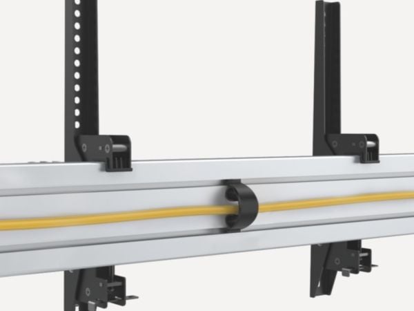 Equip 650374, 127 cm (50"), 200 x 200 mm, 600 x 400 mm, 0 - -20°, Aluminium, Plast, Stål, Svart, Sølv