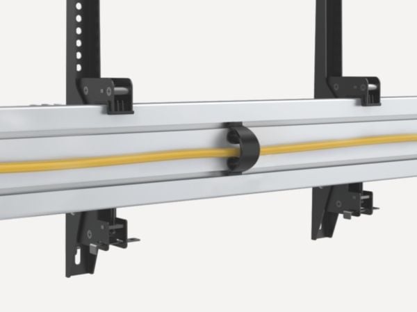 Equip 650373, 139,7 cm (55"), 200 x 200 mm, 600 x 400 mm, 0 - -20°, Aluminium, Plast, Stål, Sort, Sølv