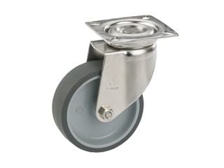 Dörner + Helmer 770160, Svart, Grå, Metallisk, 40 kg, Termoplastisk elastomer (TPE), Plast, Hylselager, 5 cm