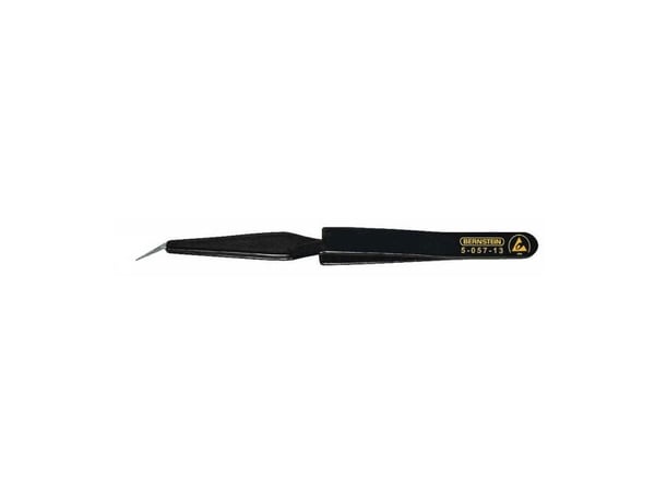 Bernstein 5-058-13, Rustfritt stål, Svart, Konisk, Buet, 13 g, 120 mm