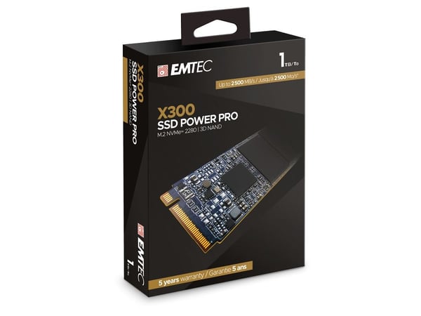 Emtec X300, 1000 GB, M.2, 2500 MB/s