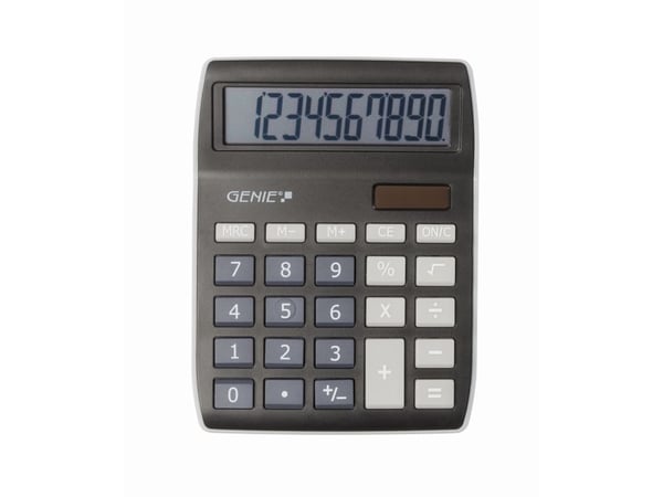 GENIE 840 BK - Skrivebordskalkulator