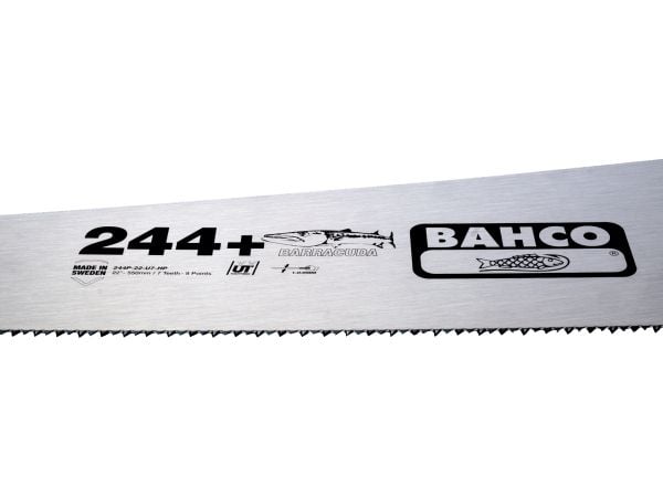 Bahco 244P-22-U7-HP, Baksag, Tre, Blå, Oransje, Rustfritt stål, 1 stk, 55 cm, 510 g
